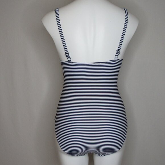 Nip Tuck Sorrento Stripe JOANN One Piece Blue Swimsuit Women's 6 - Picture 3 of 9